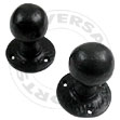 Door Hardware - Black Antique Mortice Knobs