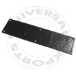 Decorative Door Hardware - Black Antique Push Plates